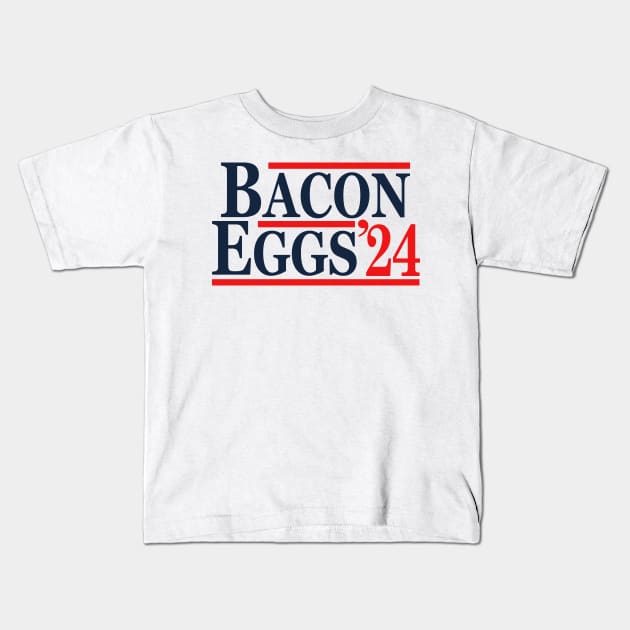 Bacon Eggs 2024 Kids T-Shirt by Etopix